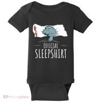 Manatee Sleep Baby Bodysuit thumb 0
