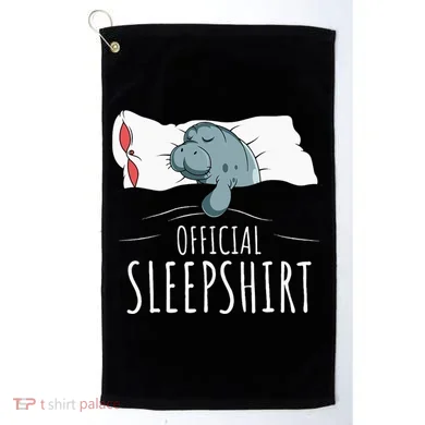 Manatee Sleep Golf Towel