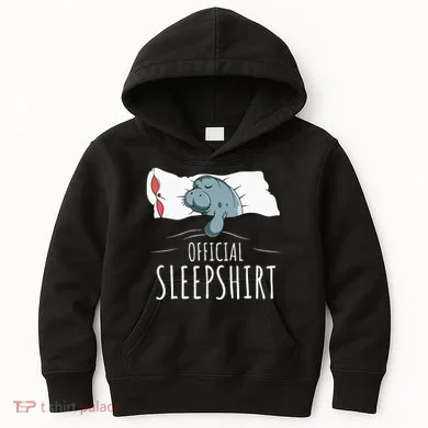 Manatee Sleep Kids Hoodie