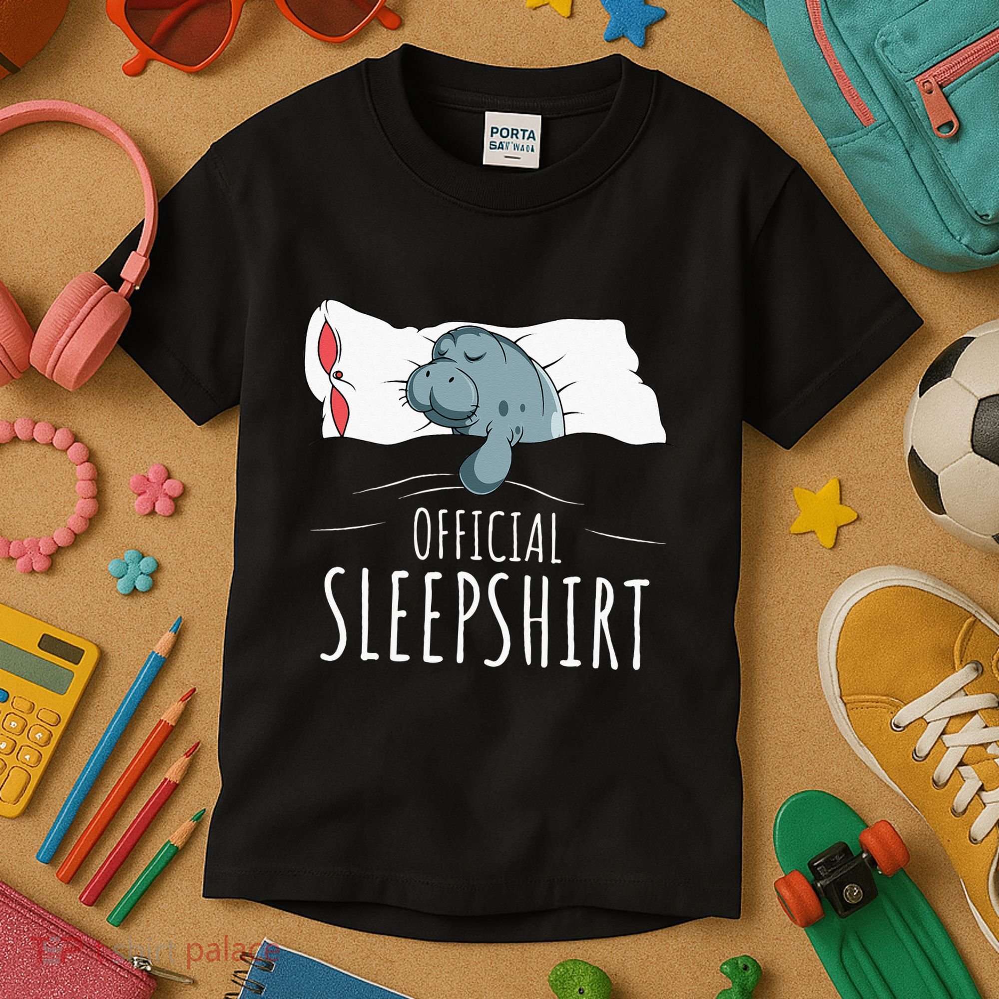 Manatee Sleep Kids T-Shirt