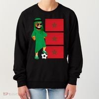 Moroccan Sheik Morocco Flag Soccer Gift Women's Sweatshirt thumb 0