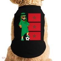 Moroccan Sheik Morocco Flag Soccer Gift Doggie Tank thumb 0