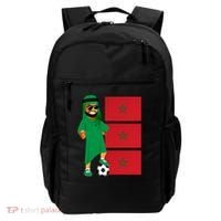 Moroccan Sheik Morocco Flag Soccer Gift Backpack thumb 0