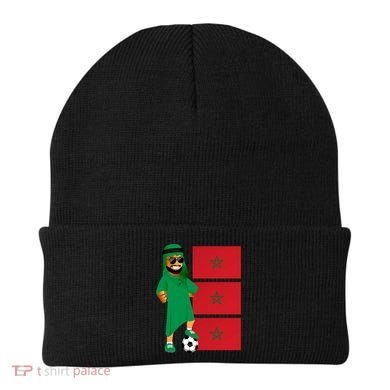 Moroccan Sheik Morocco Flag Soccer Gift Beanie