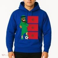 Moroccan Sheik Morocco Flag Soccer Gift Hoodie thumb 2