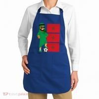 Moroccan Sheik Morocco Flag Soccer Gift Apron thumb 2
