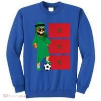 Moroccan Sheik Morocco Flag Soccer Gift Sweatshirt thumb 0