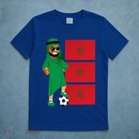 Moroccan Sheik Morocco Flag Soccer Gift T-Shirt thumb 5