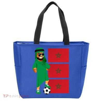 Moroccan Sheik Morocco Flag Soccer Gift Tote Bag