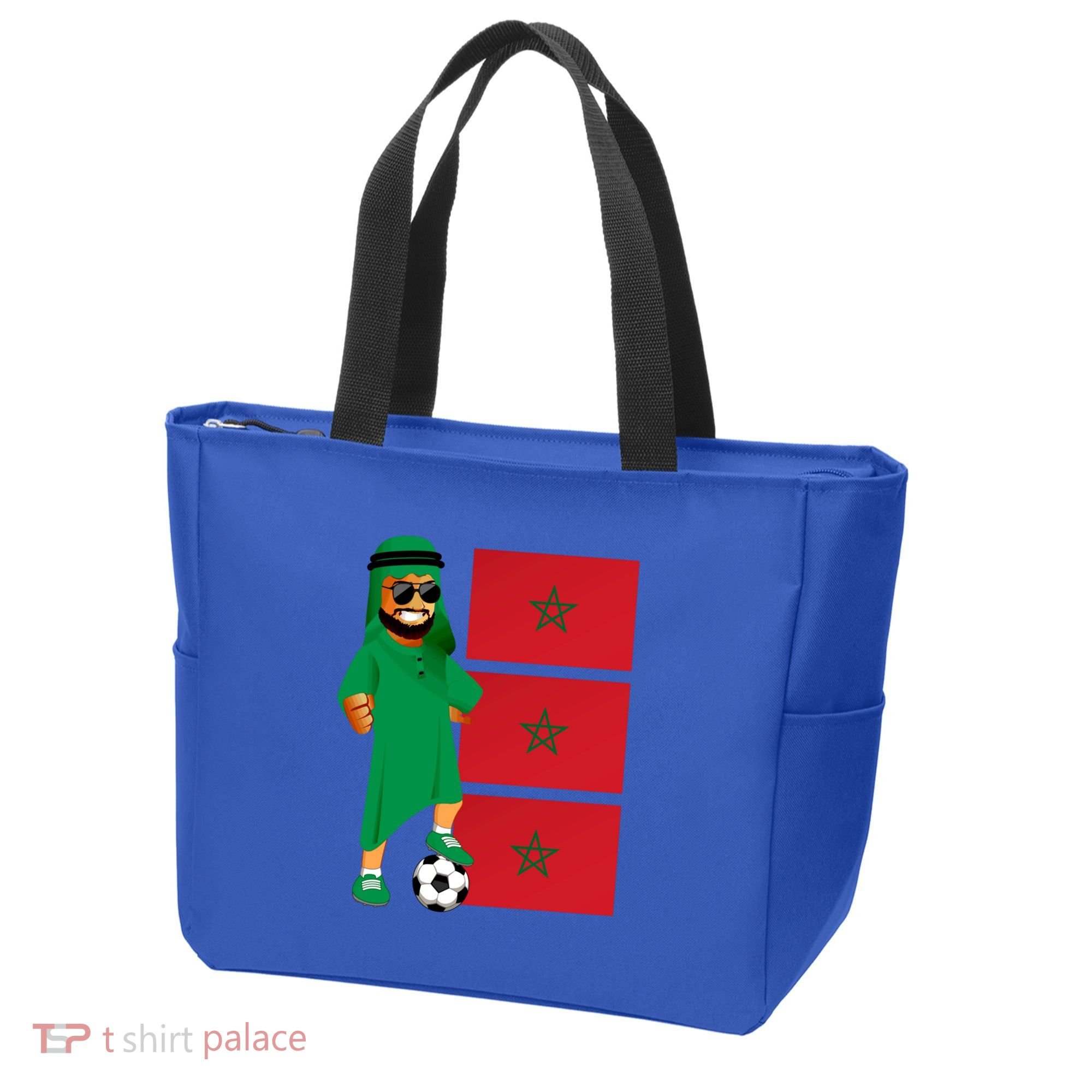 Moroccan Sheik Morocco Flag Soccer Gift Tote Bag