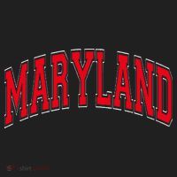 Maryland State Md Red Text Tumbler thumb 3