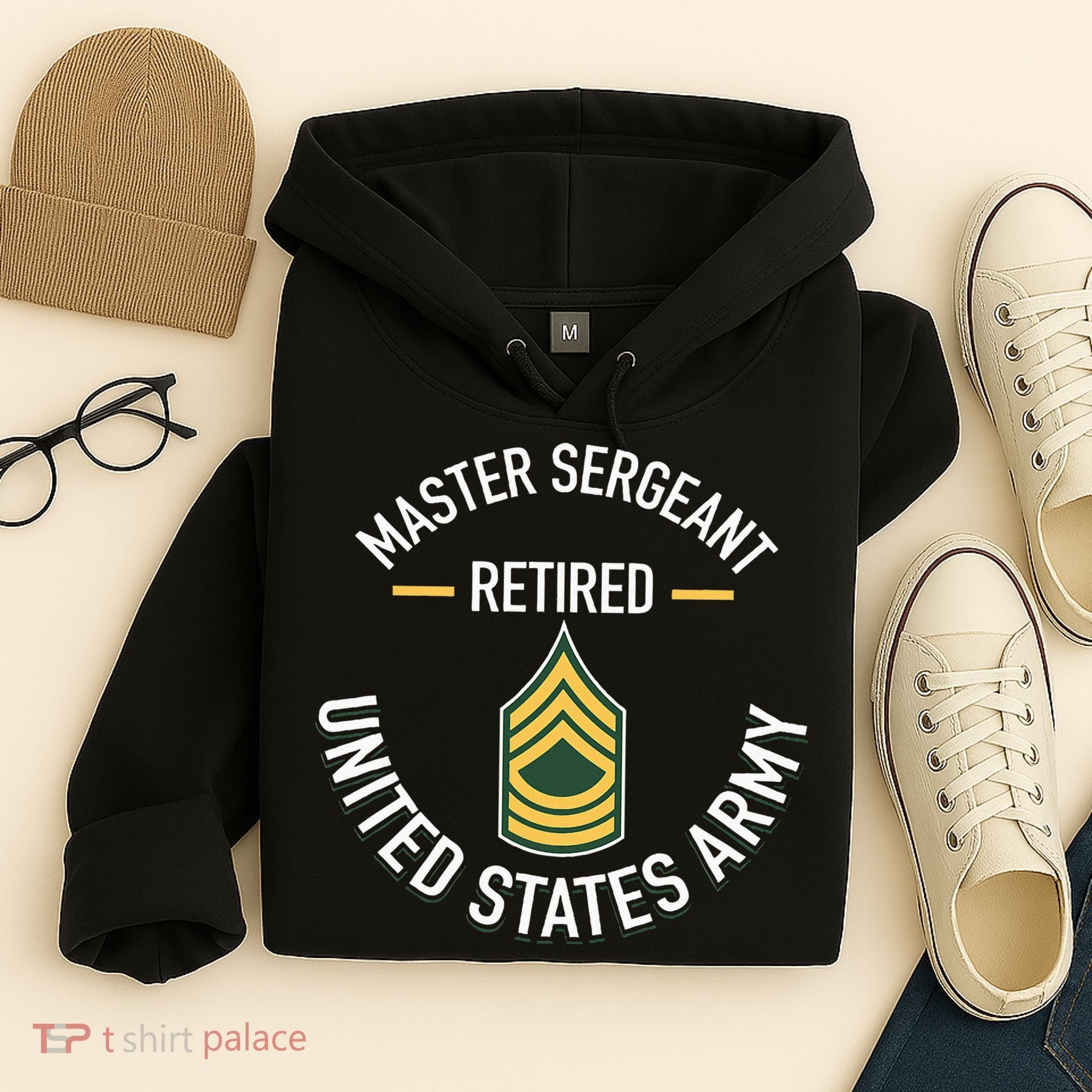 Master Sergeant Msg Retired Army Military Retirement Hoodie