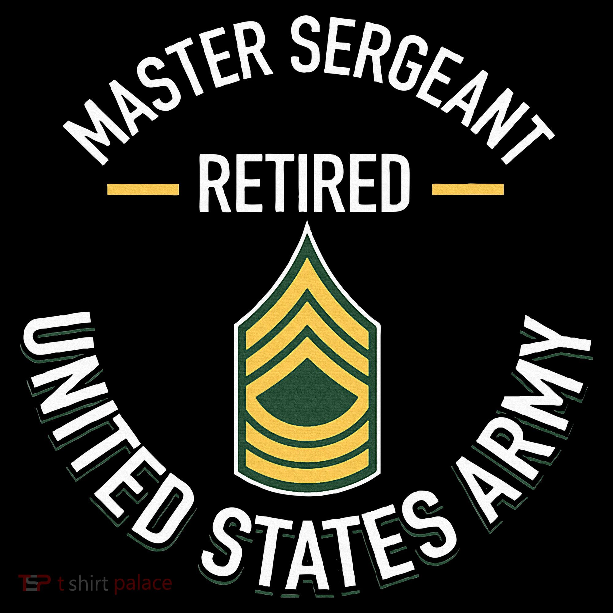 Master Sergeant Msg Retired Army Military Retirement Hoodie