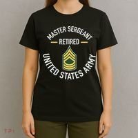 Master Sergeant Msg Retired Army Military Retirement T-Shirt thumb 4