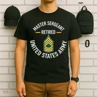 Master Sergeant Msg Retired Army Military Retirement T-Shirt thumb 6