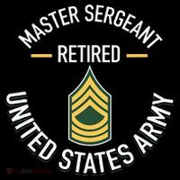 Master Sergeant Msg Retired Army Military Retirement Backpack thumb 2