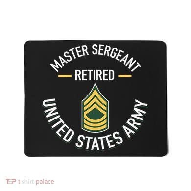 Master Sergeant Msg Retired Army Military Retirement Mousepad