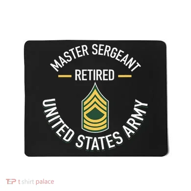 Master Sergeant Msg Retired Army Military Retirement Mousepad