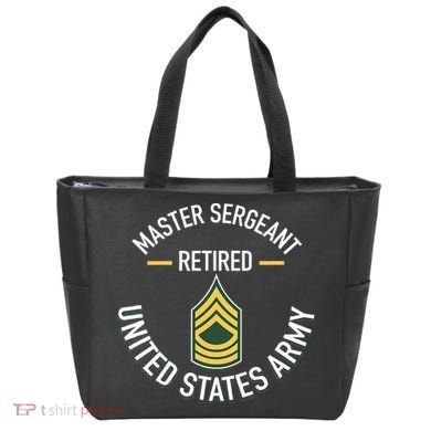 Master Sergeant Msg Retired Army Military Retirement Tote Bag