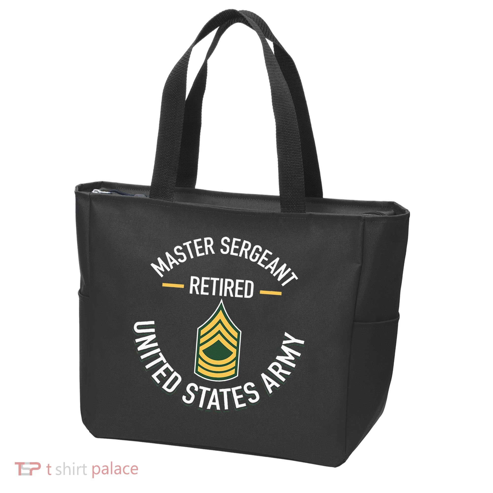 Master Sergeant Msg Retired Army Military Retirement Tote Bag