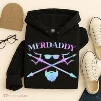Merdaddy Security Merman Merdad Daddy Costume Father's Day Hoodie thumb 4