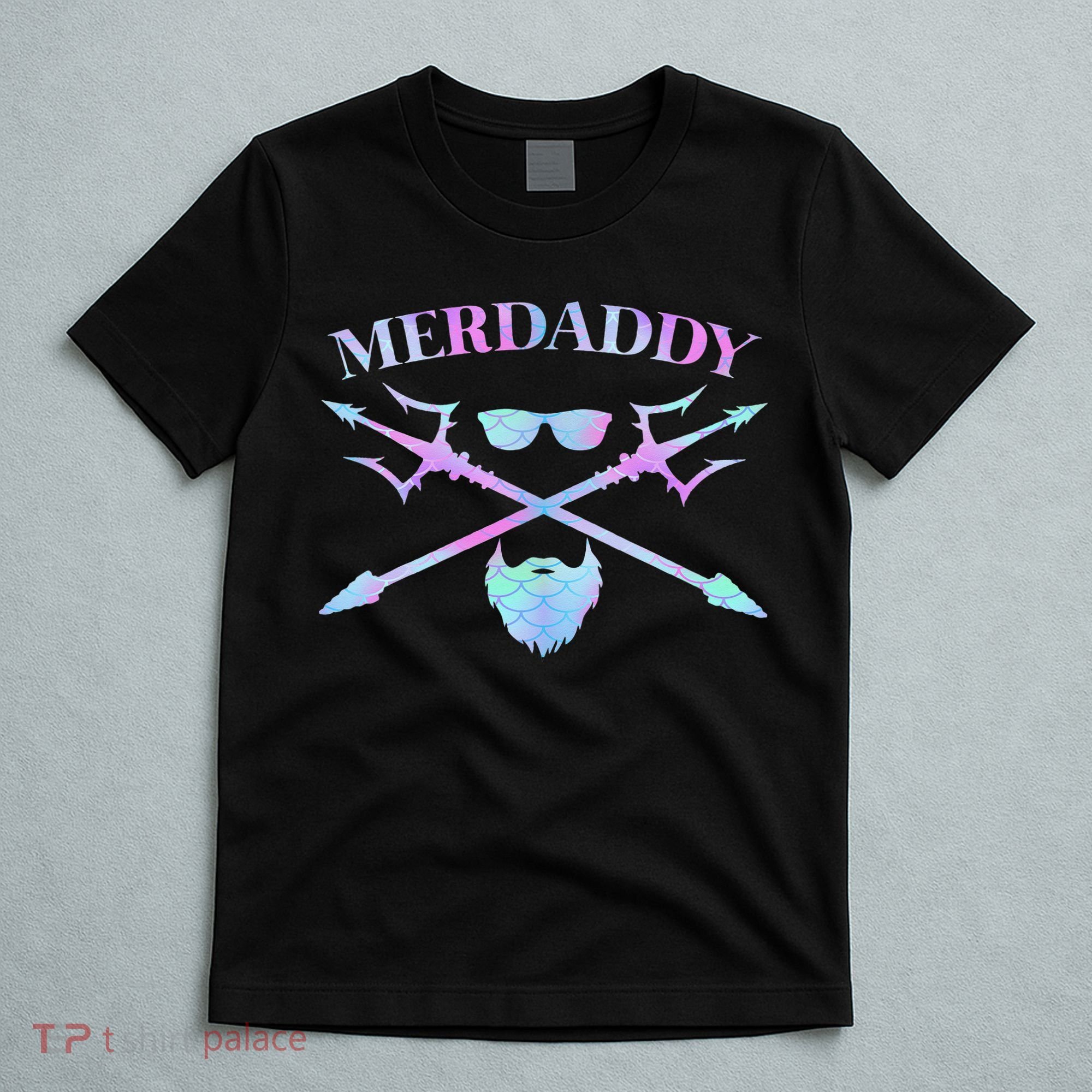 Merdaddy Security Merman Merdad Daddy Costume Father's Day T-Shirt