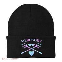 Merdaddy Security Merman Merdad Daddy Costume Father's Day Beanie thumb 0
