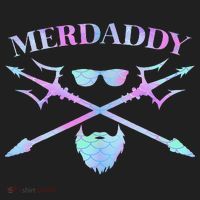 Merdaddy Security Merman Merdad Daddy Costume Father's Day Beanie thumb 2