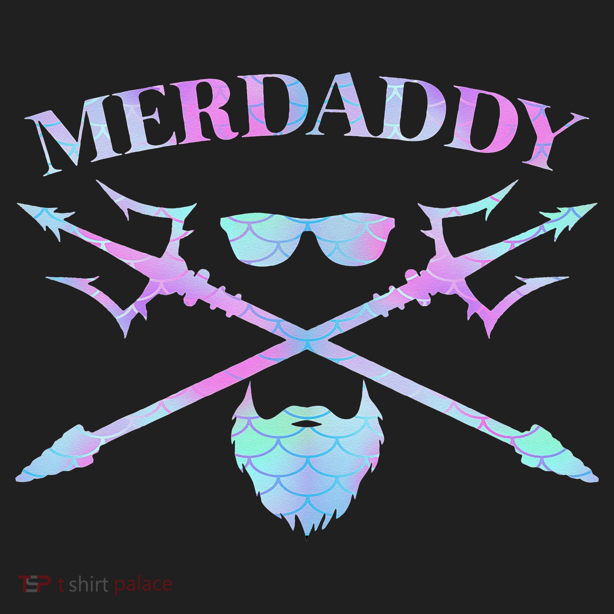 Merdaddy Security Merman Merdad Daddy Costume Father's Day Beanie