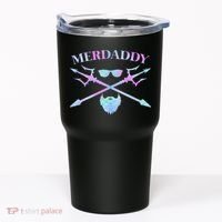 Merdaddy Security Merman Merdad Daddy Costume Father's Day Tumbler thumb 0