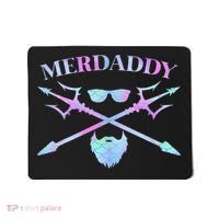 Merdaddy Security Merman Merdad Daddy Costume Father's Day Mousepad thumb 0