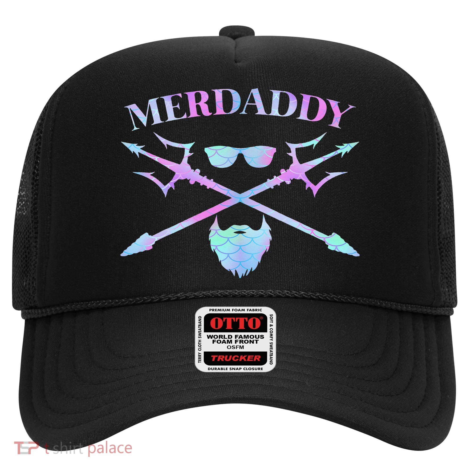 Merdaddy Security Merman Merdad Daddy Costume Father's Day Hat