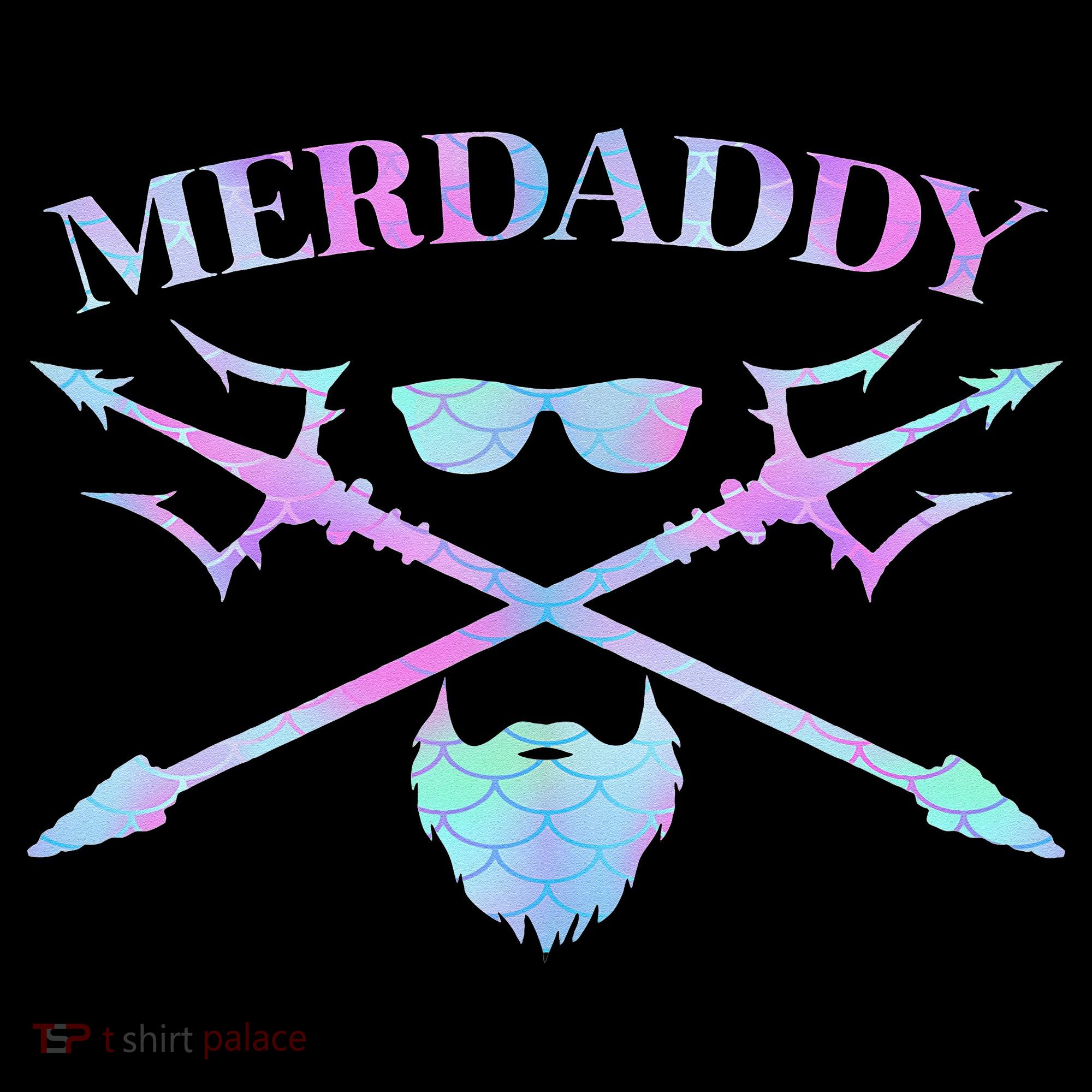 Merdaddy Security Merman Merdad Daddy Costume Father's Day Toddler T-Shirt