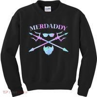 Merdaddy Security Merman Merdad Daddy Costume Father's Day Kids Sweatshirt thumb 0