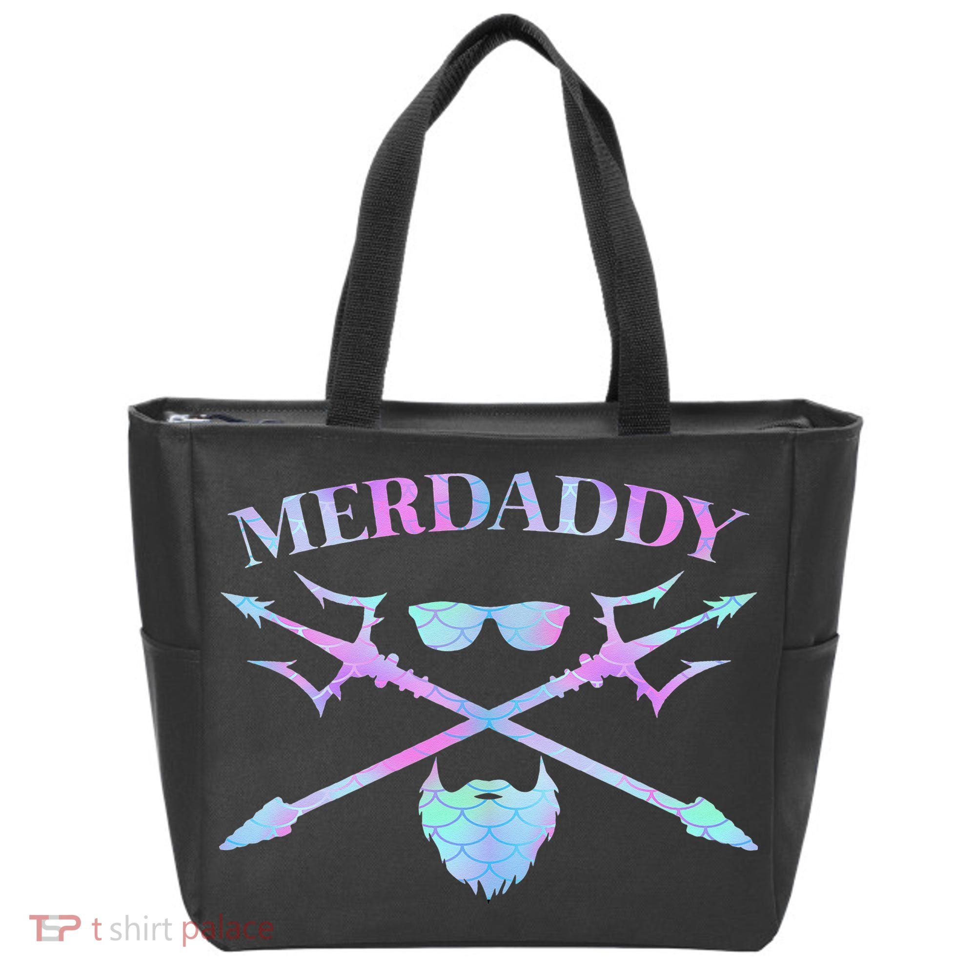 Merdaddy Security Merman Merdad Daddy Costume Father's Day Tote Bag