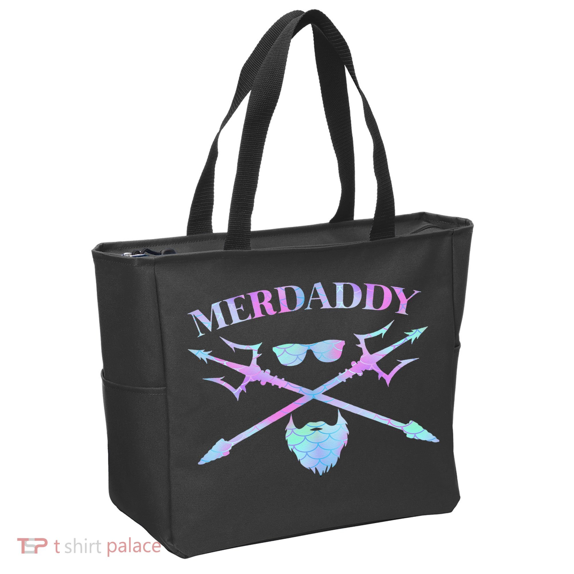 Merdaddy Security Merman Merdad Daddy Costume Father's Day Tote Bag