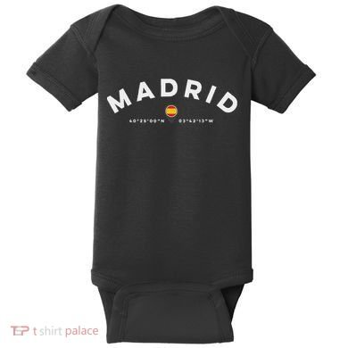 Madrid Spain Baby Bodysuit