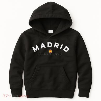 Madrid Spain Kids Hoodie
