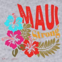 Maui Strong Maui Hawaii Shoreline Wildfire Relief Women's Sweatshirt thumb 2