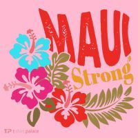 Maui Strong Maui Hawaii Shoreline Wildfire Relief Coaster thumb 2