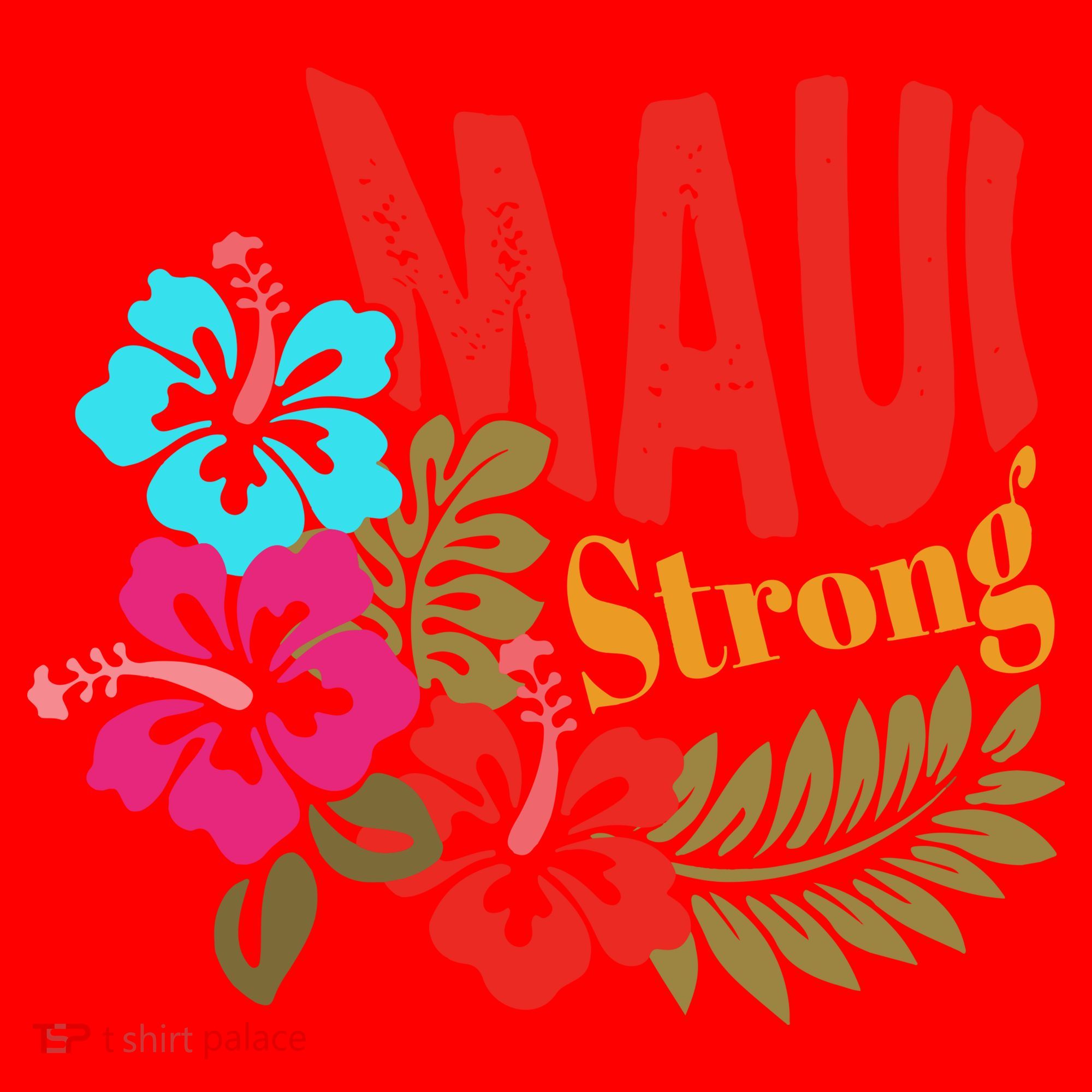 Maui Strong Maui Hawaii Shoreline Wildfire Relief Santa Hat