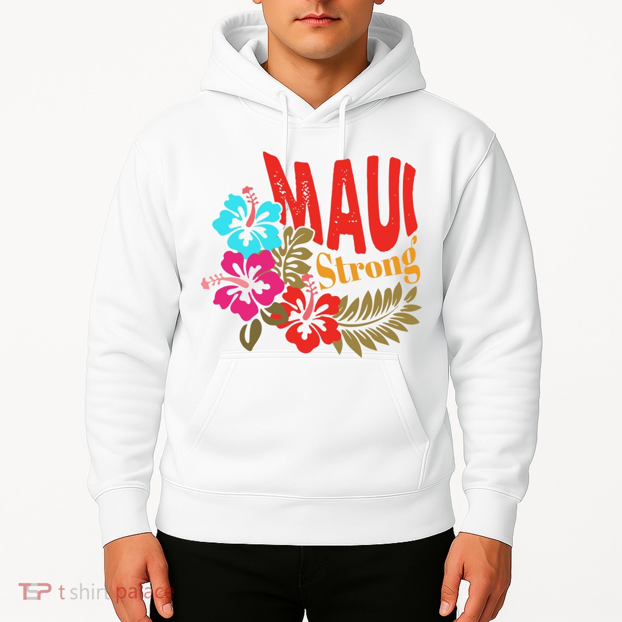 Maui Strong Maui Hawaii Shoreline Wildfire Relief Hoodie