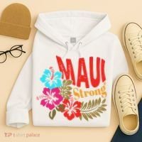Maui Strong Maui Hawaii Shoreline Wildfire Relief Hoodie thumb 4