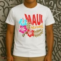 Maui Strong Maui Hawaii Shoreline Wildfire Relief T-Shirt thumb 3
