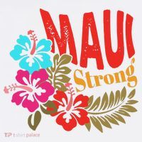 Maui Strong Maui Hawaii Shoreline Wildfire Relief Women's Hoodie thumb 2