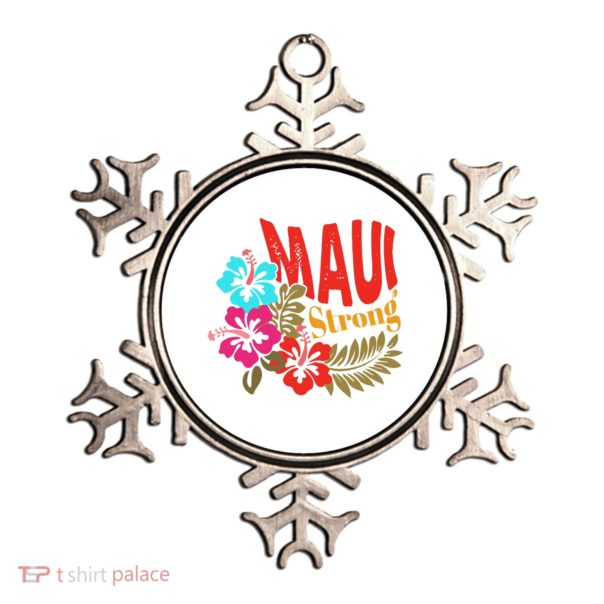 Maui Strong Maui Hawaii Shoreline Wildfire Relief Ornament