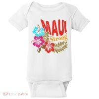 Maui Strong Maui Hawaii Shoreline Wildfire Relief Baby Bodysuit thumb 0