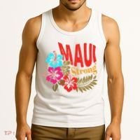 Maui Strong Maui Hawaii Shoreline Wildfire Relief Tank Top thumb 3