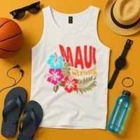Maui Strong Maui Hawaii Shoreline Wildfire Relief Tank Top thumb 4