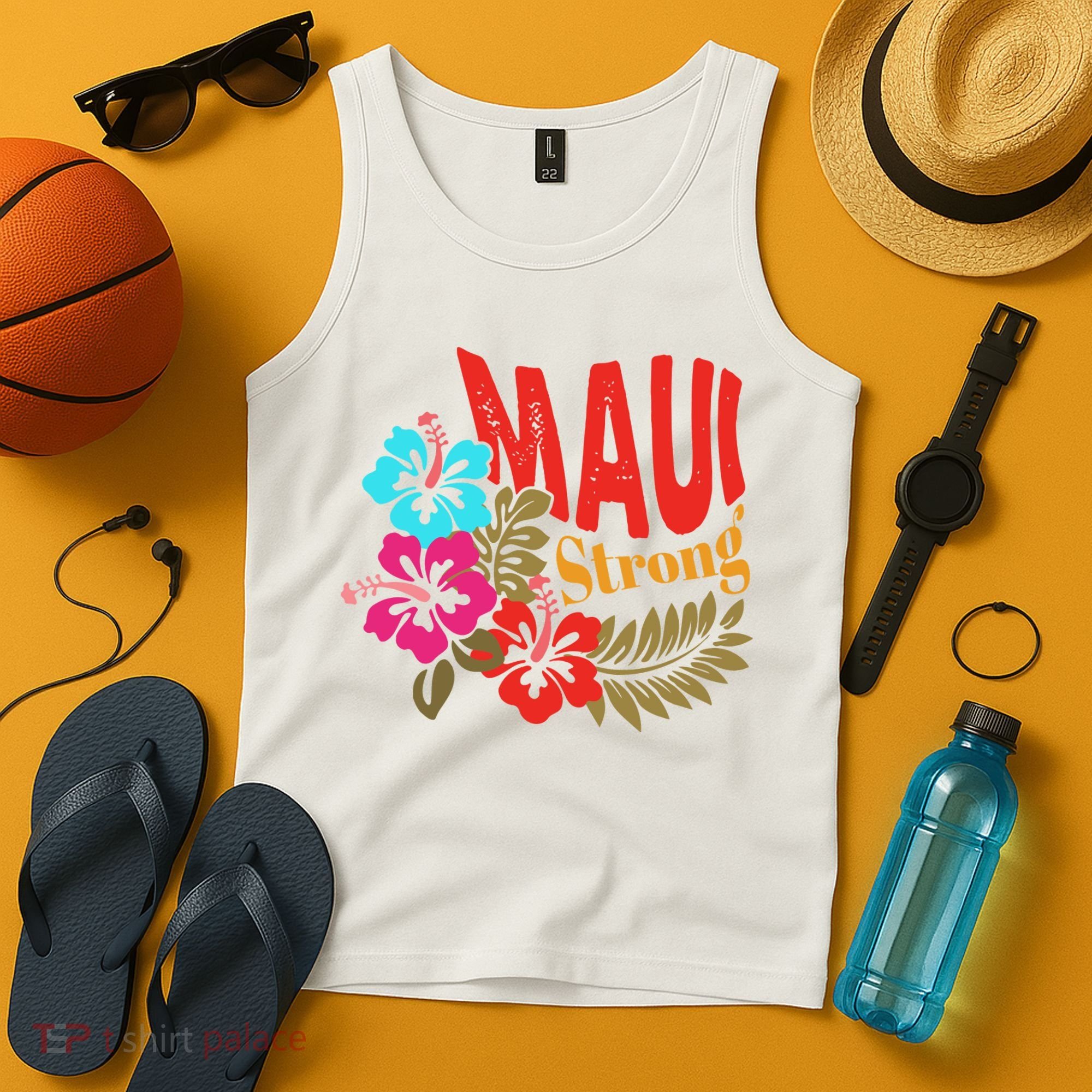 Maui Strong Maui Hawaii Shoreline Wildfire Relief Tank Top